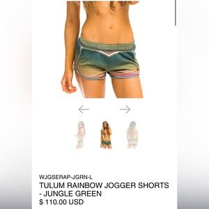 NWOT XS AVIATOR NATION TULUM SHORTS